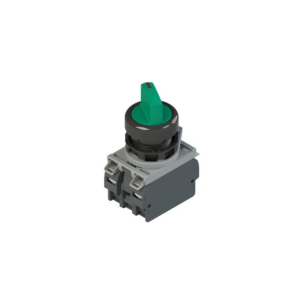 Complete unit with illuminated 4 positions selector, fixing adapter and contacts image 1