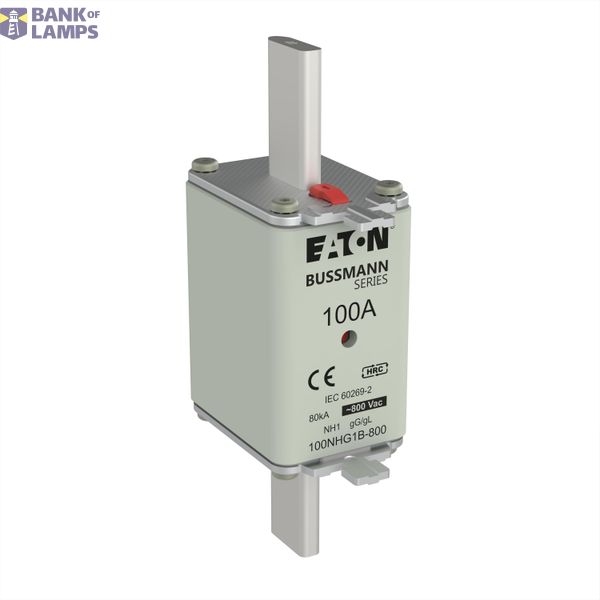 Fuse-link, LV, 100 A, 800 V AC, NH1, Class gG/gL image 6