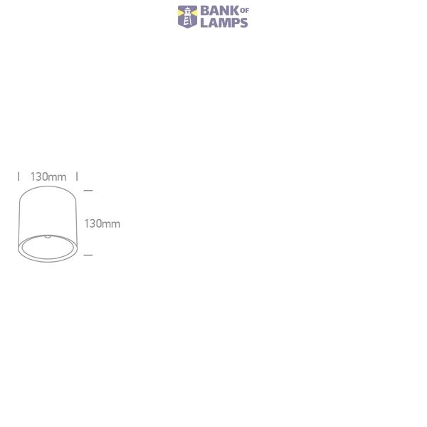 WHITE 25W CCTV IP65 230V DARK LIGHT image 2