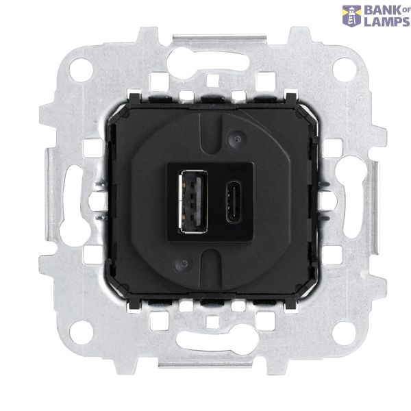 USB charger A+C 18W 230V image 1