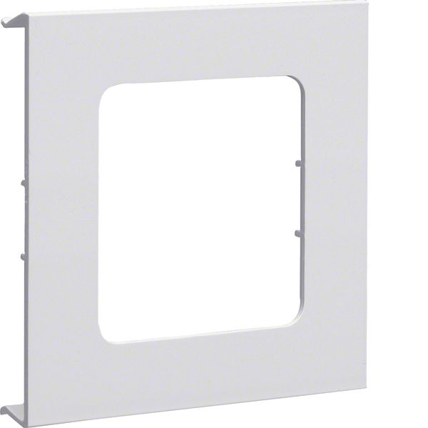 Pre-cut lid 1gang,BR70172,pure white image 1