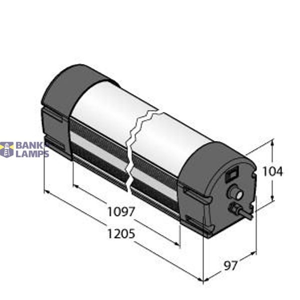 LED Linear Light In the Metal Housing   WLB92X1100PB image 2