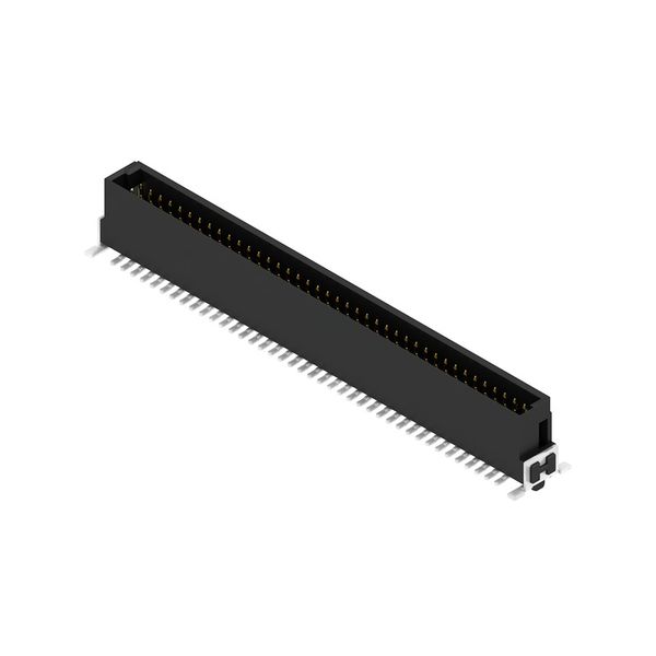 PCB plug-in connector, male header, SMD solder connection, Pitch in mm (P): 1.27 mm, Number of poles: 80, 180°, Tape image 1