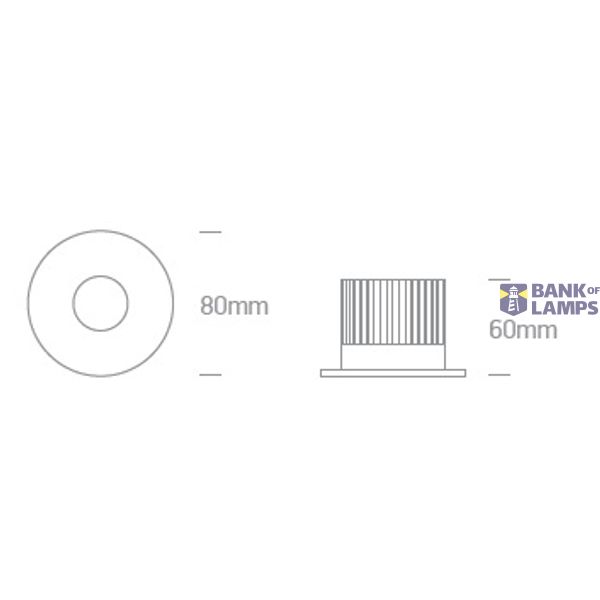 WHITE LED 6,5W WW  IP65 700mA DARK LIGHT image 2
