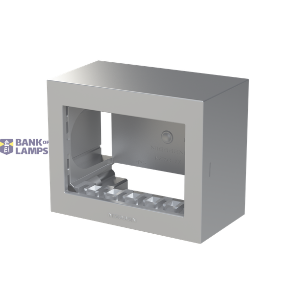 N2393 PL Box IP40 3M silver image 2