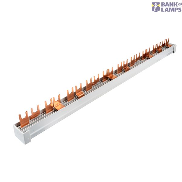 Busbar, 1xRCCB 4-pole, 8xMCB 1+N, 20 MW, 10 mmý image 6
