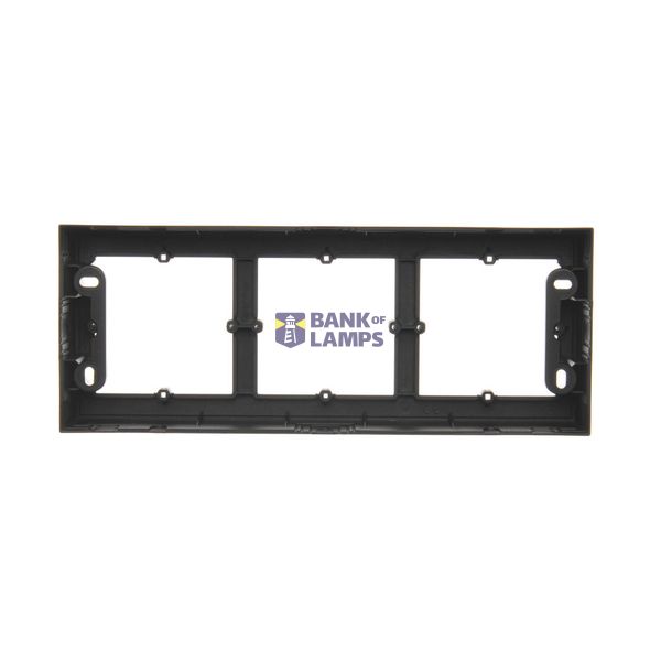 Quadruple frame, metal, classic inox image 1