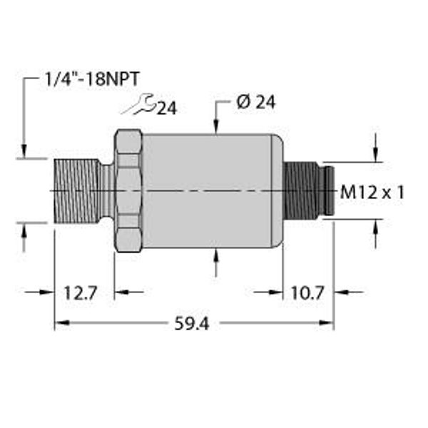 Pressure Transmitter With Current Output (2-Wire)   PT600R-2103-I2-H1143 image 1