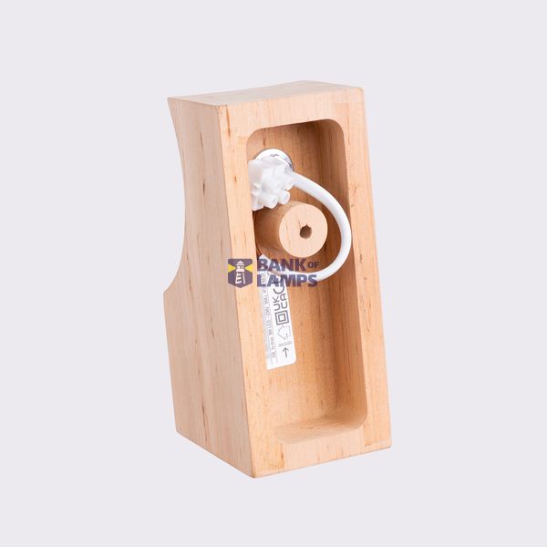 Wall lamp BULBO natural wood image 7