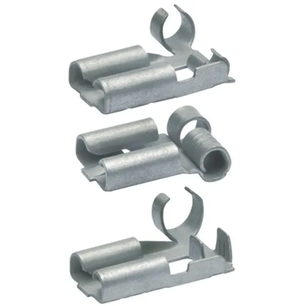 Uninsulated flat plug sleeve, 6.3 x 0.8 mm, 0.5 to 1.5 mm², brass, tin-plated, 3725 image 1