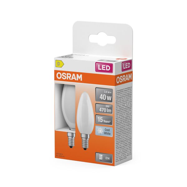 LEDSCLB40 3,4W/840 230VGLFR E14 FS2OSRAM image 2