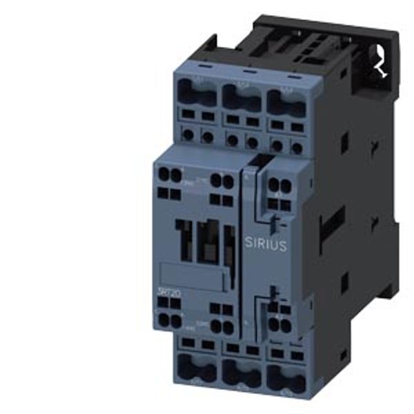 power contactor, AC-3e/AC-3, 25 A, 11 kW / 400 V, 3-pole, 110 V AC, 50 image 2