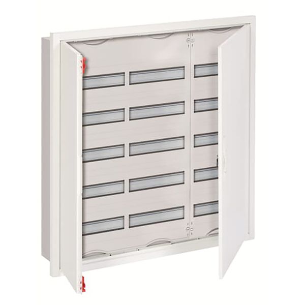 U53 U Compact distribution board, Flush mounting, 180 SU, Isolated (Class II), IP31, Field Width: 3, Rows: 5, 834 mm x 810 mm x 120 mm image 1