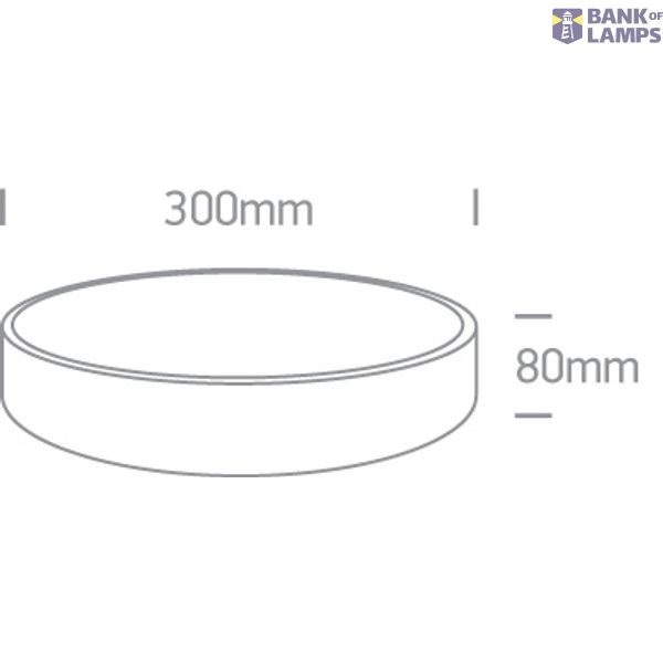 WHITE PLAFO LED 20W WW IP20 230V image 4