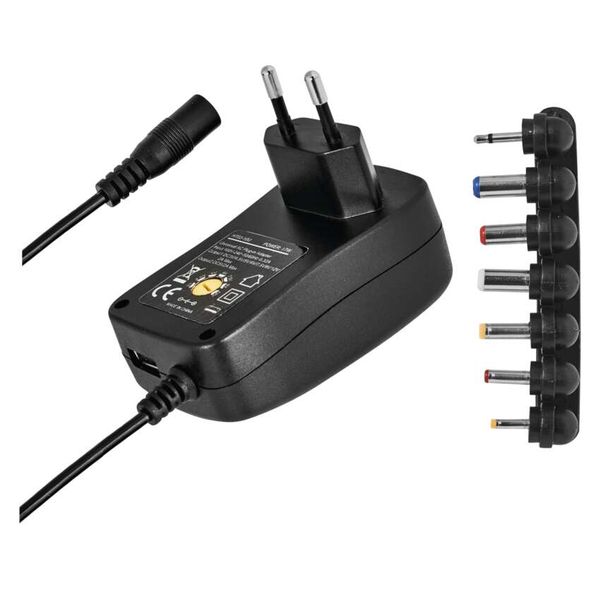 Universal Switching-mode USB Power Supply 2250 mA with tips image 1