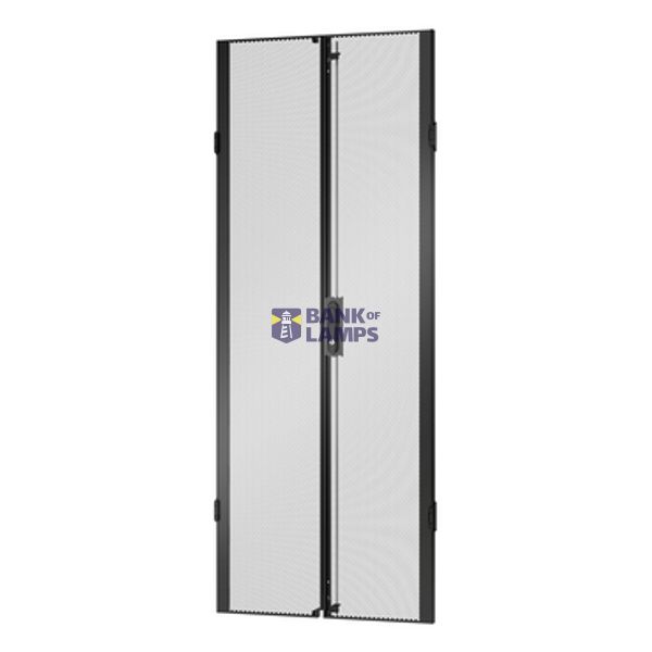 NSX Gen2 42U750mm Wide Split Doors Blk image 1