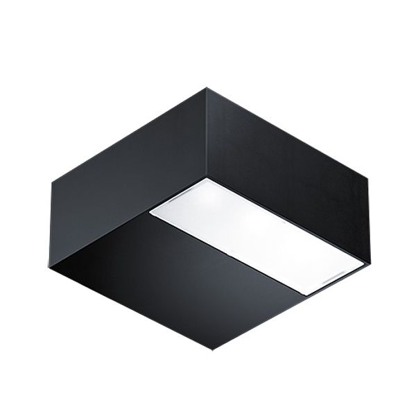 SUI SFW 1700-940 LDO DIR-IND BK - Surface-mounted wall luminaire image 1