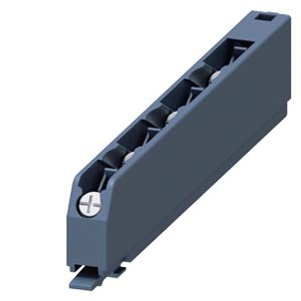 Terminal, removable, 4-pole, screw terminals up to 2x 1.5 mm2 or 1x 2.5 mm2 image 1