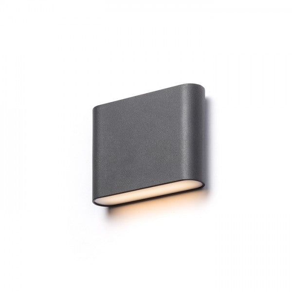 CHOIX 114 wall anthracite grey 230V LED 2x3W IP54 3000K image 1