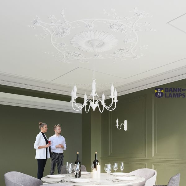 CHANDELIER MINERVA 7 WHITE E14 7X40W IP20 image 7