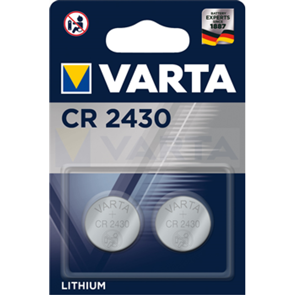 VARTA Lithium 6430 CR2430 BL2 image 1
