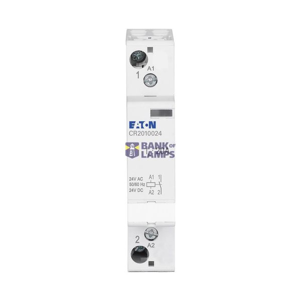 Installation contactor, 20A, 24V AC/DC, 1NO image 4