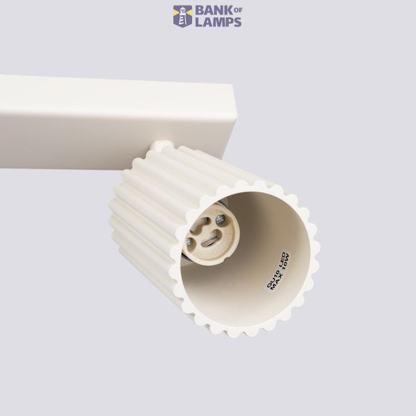 CEILING LAMP FROM THE KARBON SERIES, THREE MOVABLE BEIGE SPOTLIGHTS FOR DINING ROOM, GU10 BULBS image 11