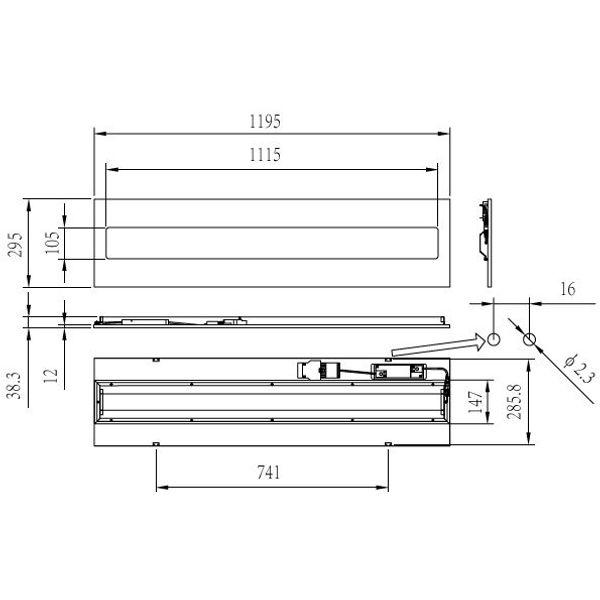 RC136B G4 34_43_57S/830 PSD W30L120 OC image 2