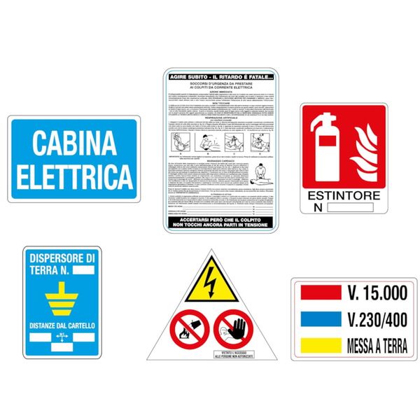 Kit signalling plates for MV cabin image 1
