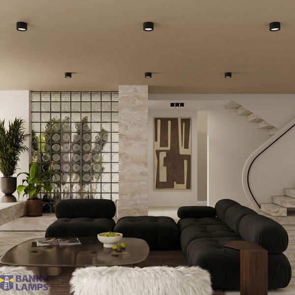 Ceiling lamp MODO 1 black Gx53 image 8