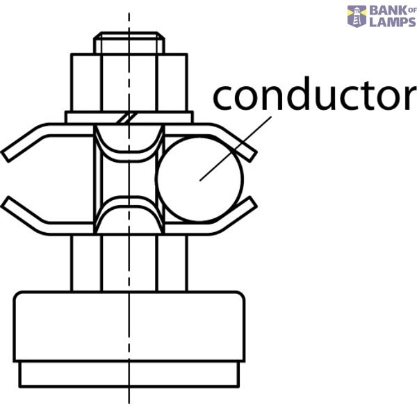 Terminal connection f. surge arrester f. conductor cable clamping up t image 2