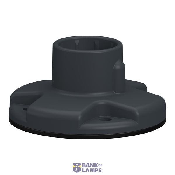 Plastic fixing plate in grey image 1