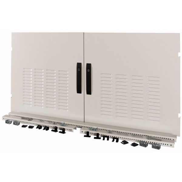XSDMV406135-S Device area door, ventilated, IP42, double wing, HxW=600x1350mm, grey image 1