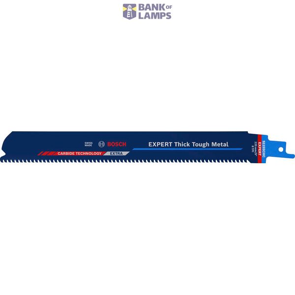 EXPERT Thick Tough Metal S1155CHC Reciprocating Saw Blade 3-pc image 1