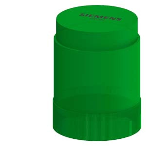Flashlight element, green, 24 V DC, diameter 50 mm image 1