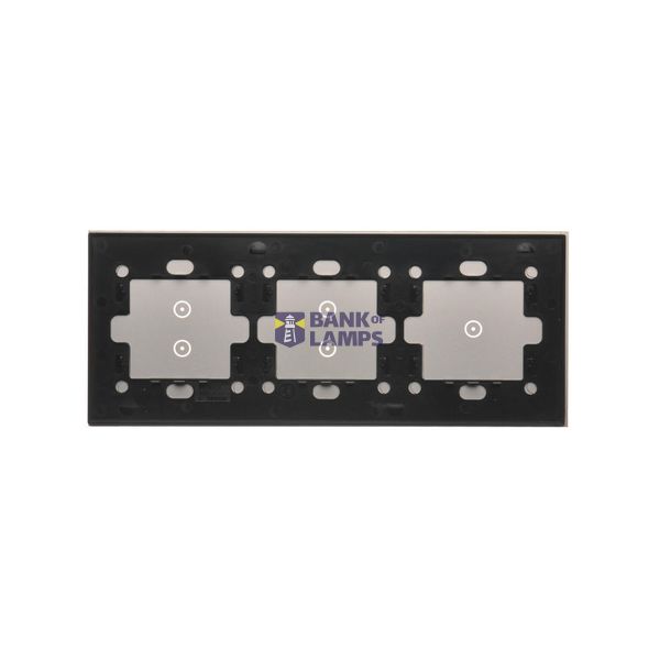 Double USB charger, C+A, (module), 30W, black matt image 2