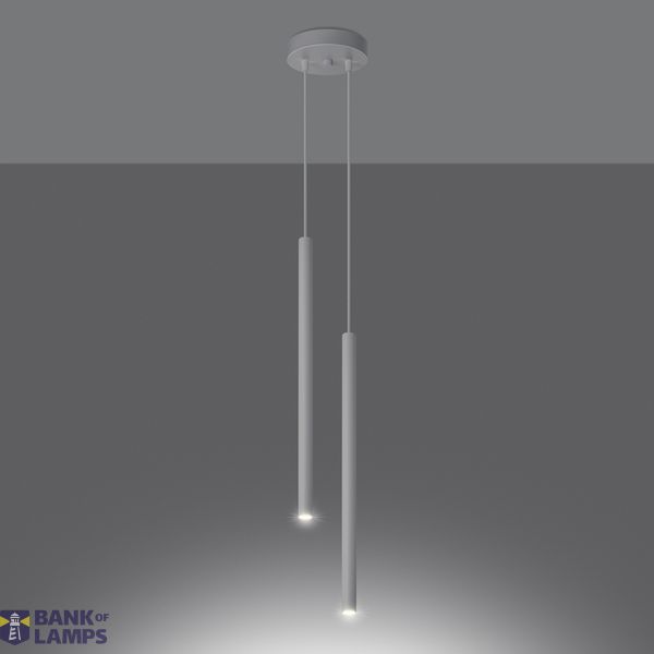 HANGING LAMP PASTELO 2 WHITE G9 2X8W IP20 image 3