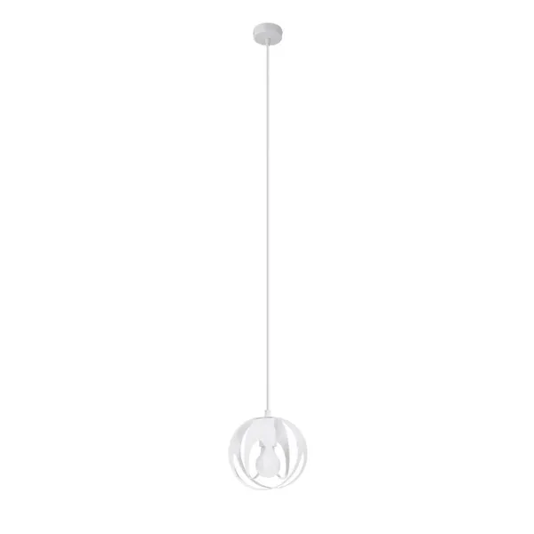 HANGING LAMP TULOS 1 WHITE E27 1X60W IP20 image 1