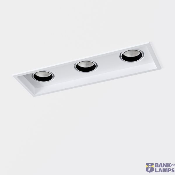 Downlight Totem Triplex ø55 75 LED neutral-white 4000K CRI 90 DALI Textured white IN IP20 / OUT IP23 6750lm image 1