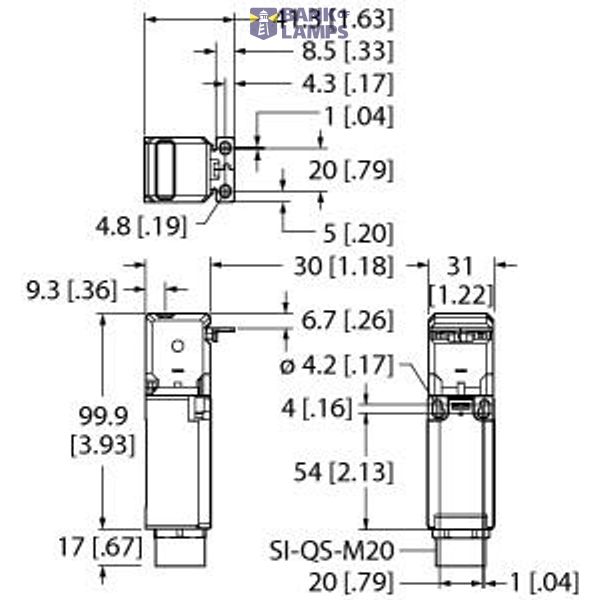 Safety Technology Mechanical Safety Switch   SI-LS100F-Q5A image 1