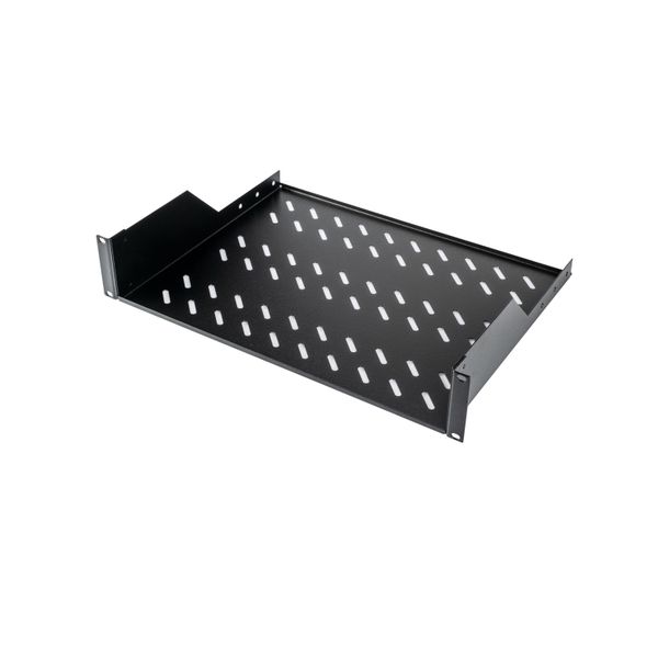 19" Shelf Fix, 2U, up to 30kg Load, D=350mm, Low Profile image 1