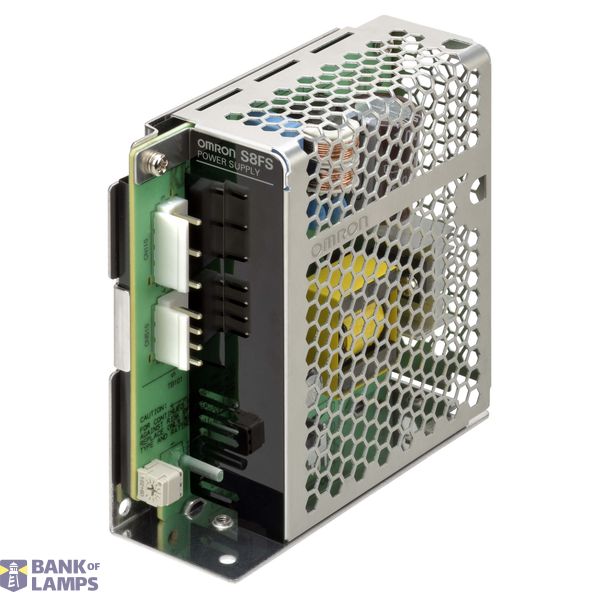 Power supply, 50 W, 100 to 240 VAC input, 24 VDC, 2.2 A output, DIN-rail mounting, connector S8FS2028B image 1