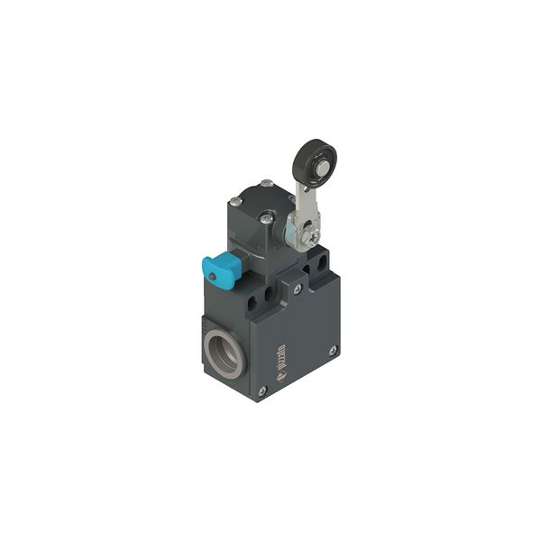 Position switch with roller lever and reset device image 1