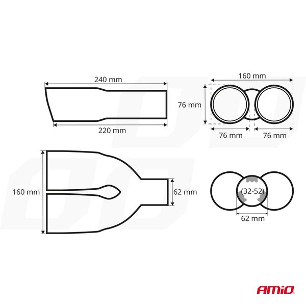 Muffler Tail MT 022 image 1