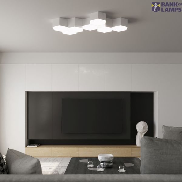 CEILING LAMP SUNDE 11 WHITE E27 2X60W IP20 image 4