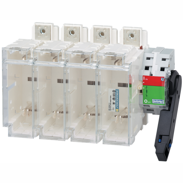 Fuse combination switch body 2P 50A for cylindrical fuse size 14x51. N image 1