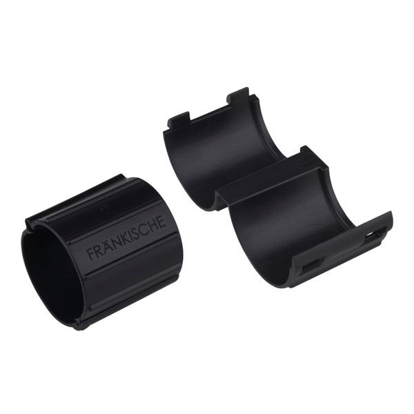 Kunststof-eindtule; zwart image 1