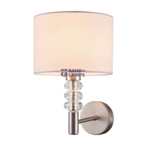 Modern Lincoln Wall Lamp Nickel image 2
