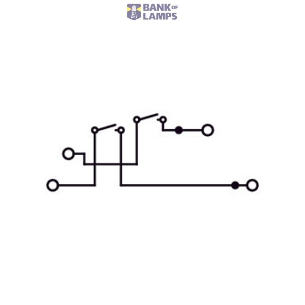 Double-deck, double-disconnect terminal block;with 2 pivoting knife di image 2