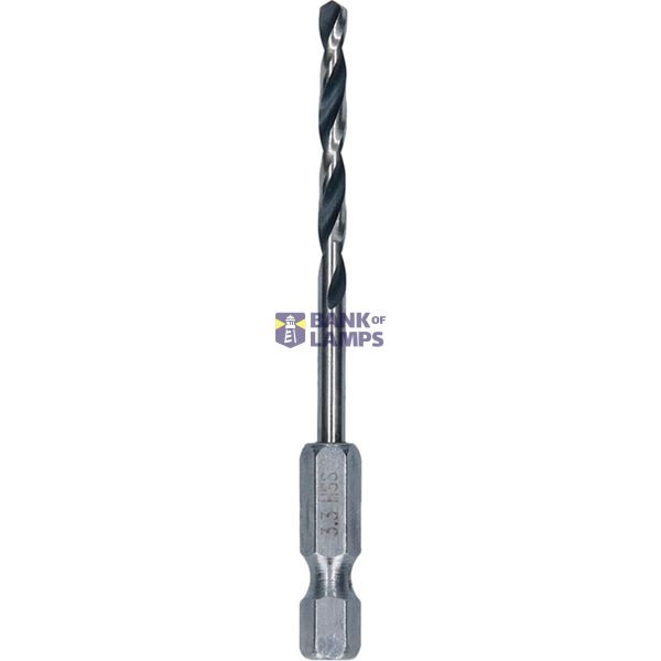 HSS PointTeQ Hex Drill Bit 3.3mm 1 pcs. image 1
